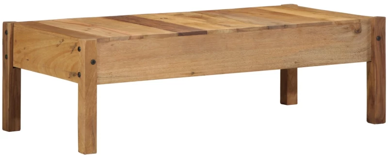 vidaXL Τραπέζι Καφέ 110x55x35 cm Μασίφ Ανακυκλωμένο