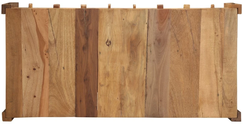 vidaXL Τραπέζι Καφέ 110x55x35 cm Μασίφ Ανακυκλωμένο