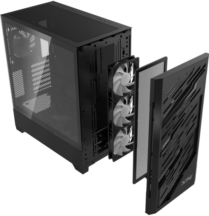 Case|ADATA|STARKER AIR BTF|MidiTower|ATX|EATX|MicroATX|MiniITX|Colour Black|STARKERAIRBTFMTA-BKCWW