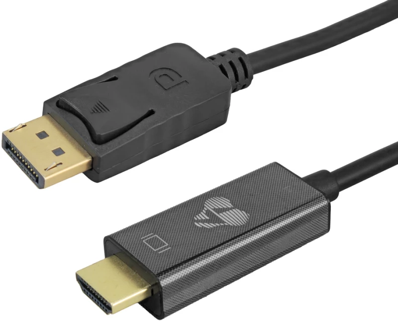 POWERTECH καλώδιο DisplayPort σε HDMI CAB-H183, 4K/30Hz, 21.6 Gbps, 1.5m, μαύρο