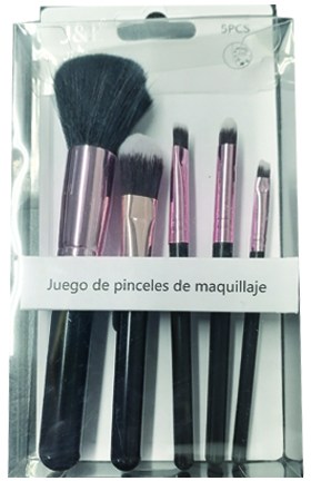 Σετ 5 πινελάκια μέικαπ [70102041]