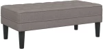 vidaXL Παγκάκι Ταμπά 113x57x39 εκ. Ύφασμα