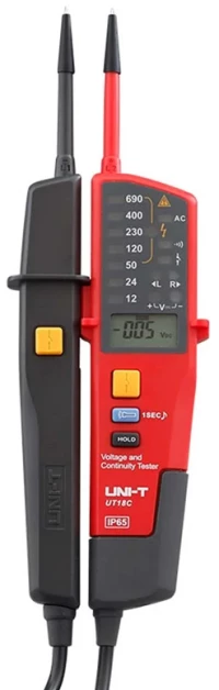UNI-T μετρητής τάσης AC/DC UT18C, 12V έως 690V, IP65