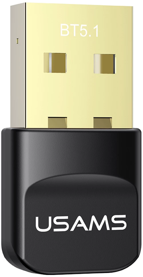 USAMS USB αντάπτορας Bluetooth 5.1 ZB321, μαύρος