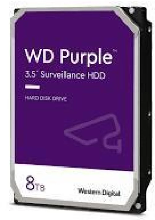 HDD|WESTERN DIGITAL|Purple|8TB|SATA 3.0|256 MB|7200 rpm|3,5"|WD8002PURP