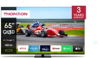 TV Set|THOMSON|65"|4K/Smart|QLED|3840x2160|Wireless LAN|Bluetooth|Google TV|Black|65QG7C14