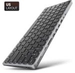 KEYBOARD + I/O HUB 9IN1/0.6M HMC-KB-US AXAGON