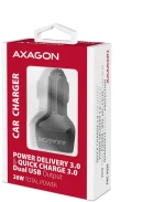 MOBILE CHARGER CAR USB-C 2PORT/38W PWC-PQ38 AXAGON