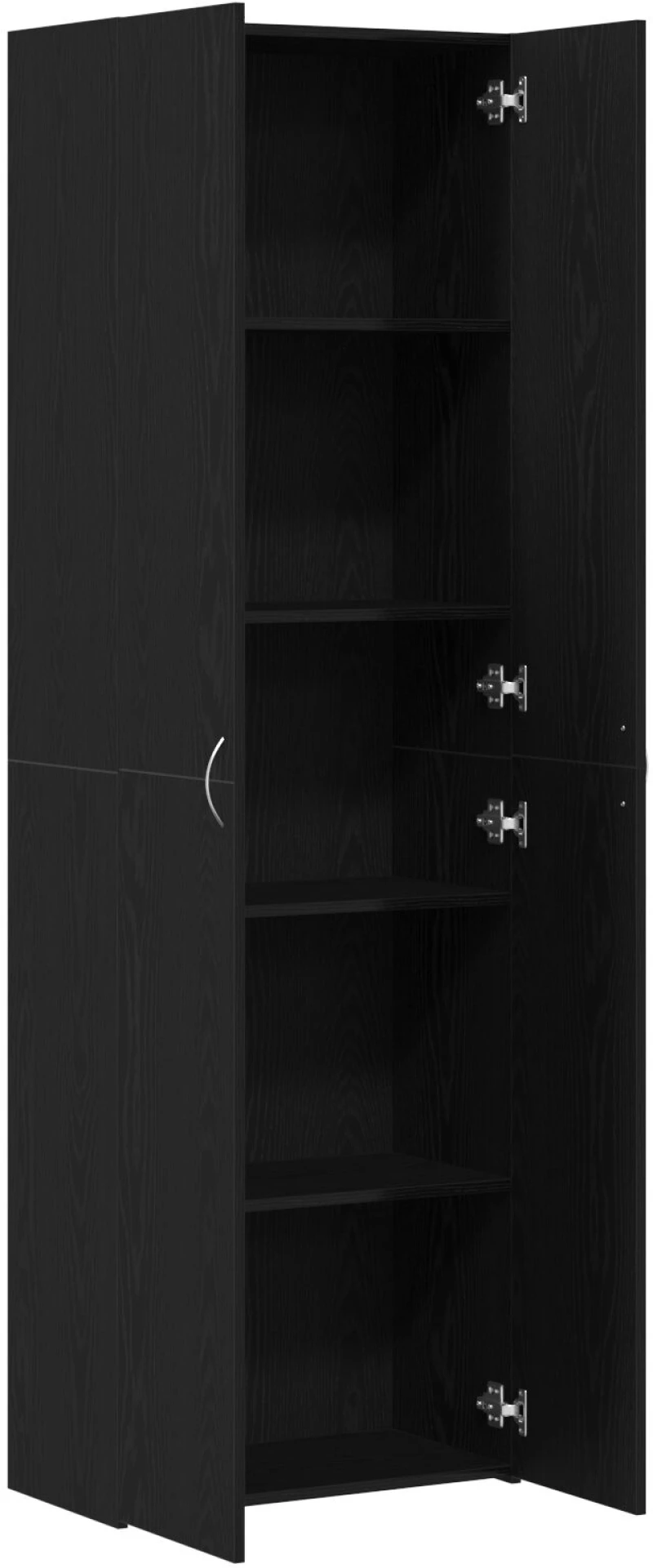 vidaXL Γραφείο Ντουλάπα Μαύρη Δρυς 60x32x190 εκ από Ξύλο