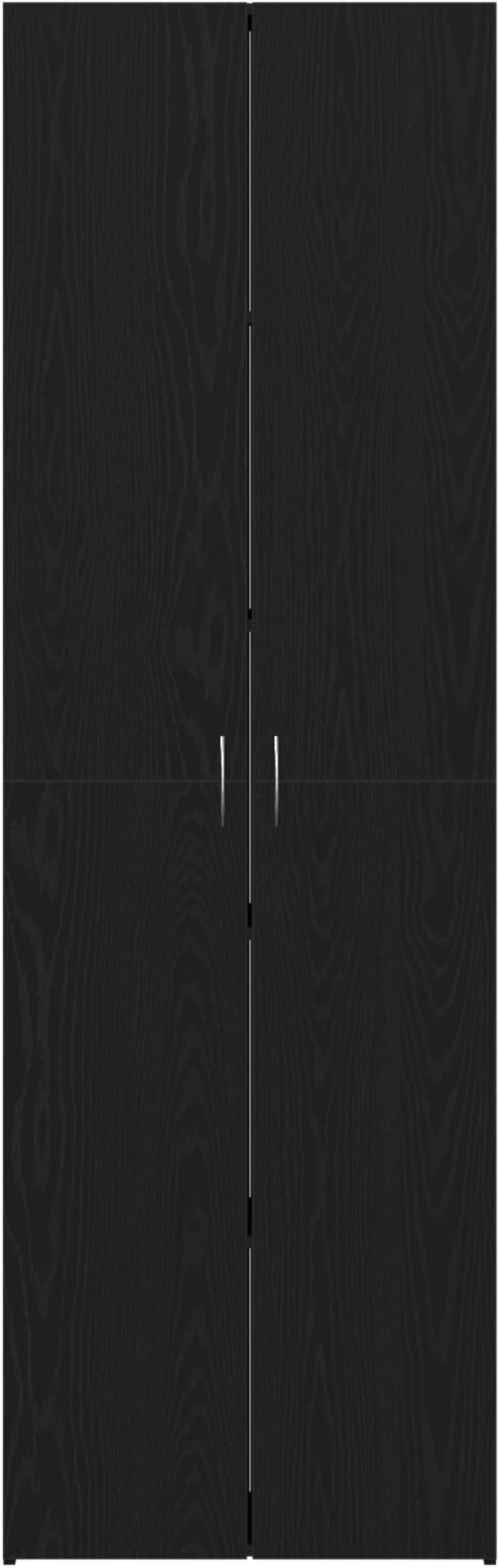 vidaXL Γραφείο Ντουλάπα Μαύρη Δρυς 60x32x190 εκ από Ξύλο