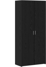 vidaXL Highboard Μπουφές Μαύρος Δρυός 40x42.5x185 εκ Επεξεργασμένου Ξύλου