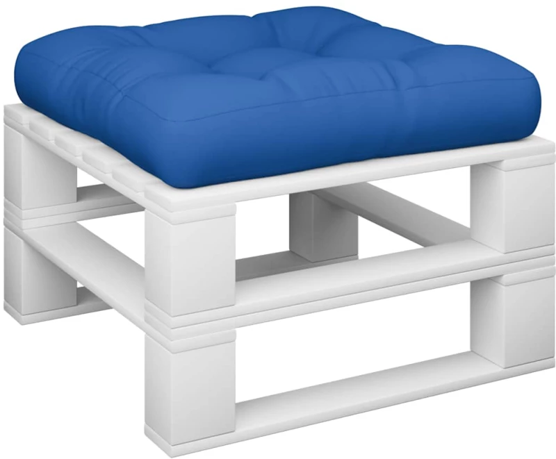 vidaXL Μαξιλάρι Παλέτας Μπλε 58 x 58 x 10 εκ. Υφασμάτινο