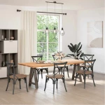 vidaXL Πόδια Τραπεζαρίας Σχήματος Α 2 τεμ. 60x(72-73) εκ. Ατσάλι