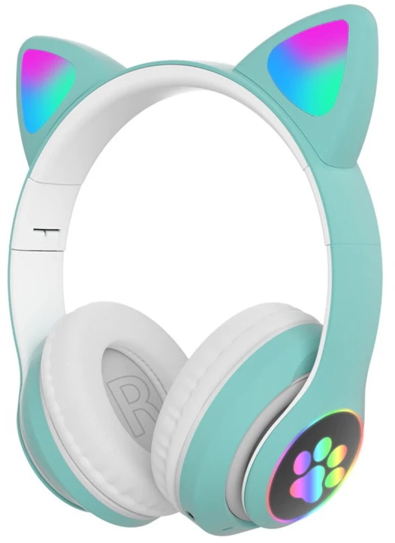 Ασύρματα ακουστικά - Cat Headphones - ST23M - 323230 - Green