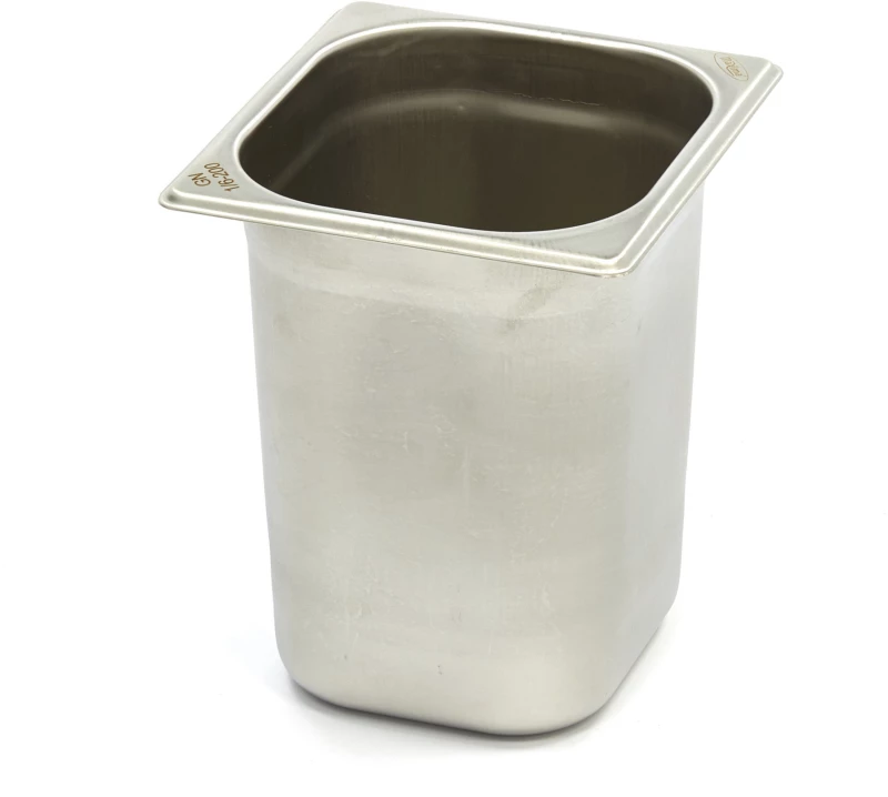 Gastronorm Container - 1/6 GN - 20cm Deep - Stainless Steel