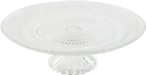 Επίπεδο πιάτο Home ESPRIT Διαφανές Κρυστάλλινο 29 x 29 x 9,2 cm