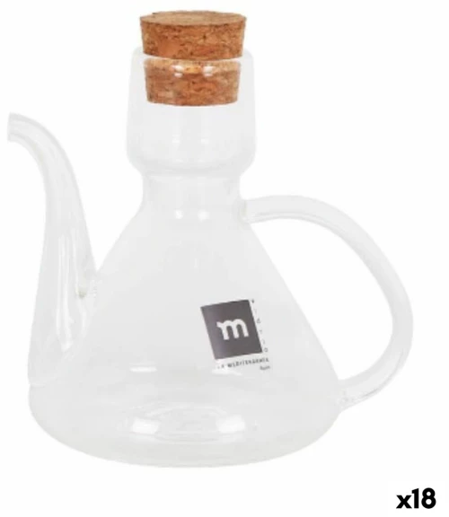 Λαδιέρα La Mediterránea Bell Διαφανές Σιλικόνη Βοροπυριτικό γυαλί 125 ml (x18)