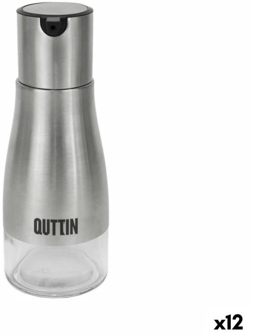 Λαδιέρα Quttin Διαφανές Ασημί Ανοξείδωτο ατσάλι 0,32 L (12 Μονάδες)