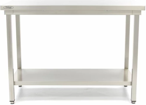 Stainless Steel Table - 80 x 70cm - Adjustable Height