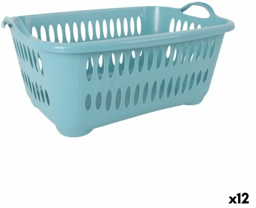 Καλάθι για τα Ρούχα Tontarelli Cover line Μπλε Πλαστική ύλη 62,5 x 44,5 x 27,5 cm (12 Μονάδες)