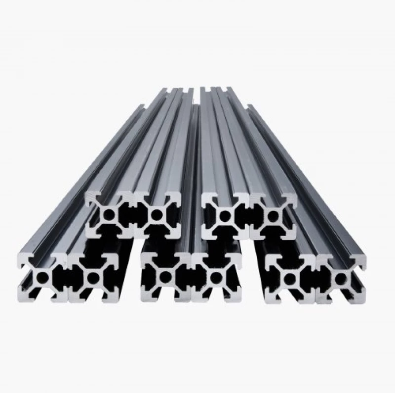 VEVOR 10PCS 39.4in (1000mm) T Slot 2020 Aluminum Extrusion Anodized Linear Rail
