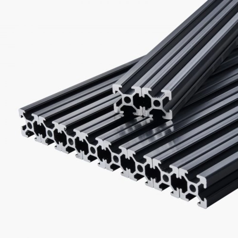 VEVOR 10PCS 39.4in (1000mm) T Slot 2020 Aluminum Extrusion Anodized Linear Rail