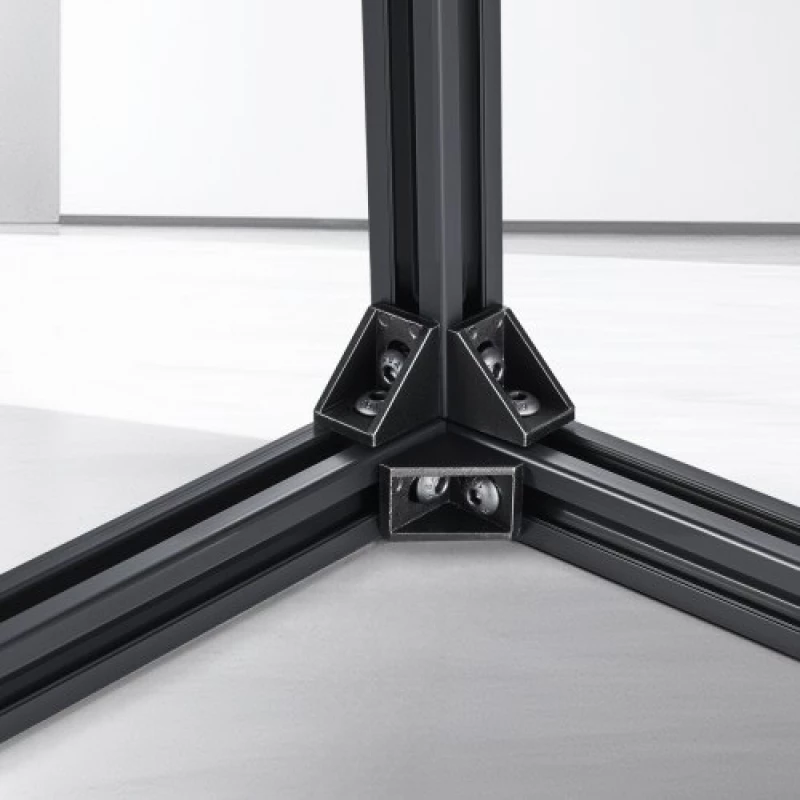 VEVOR 4PCS 47.2 in (1200mm) T Slot 2020 Aluminum Extrusion Anodized Linear Rail
