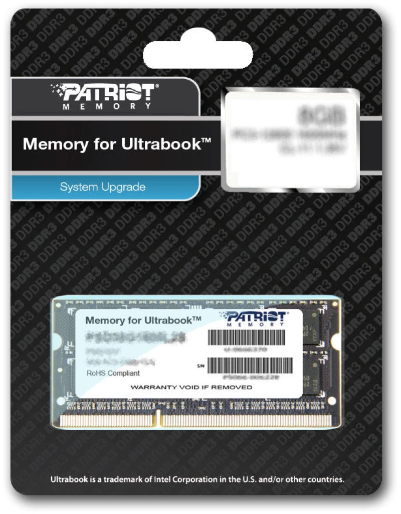Μνήμη RAM Patriot Memory PAMPATSOO0046 DDR3 8 GB