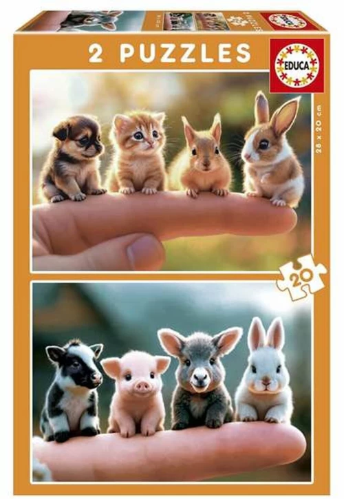 Παζλ Educa Baby Animals (x2)