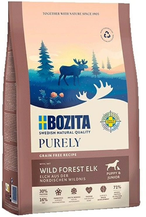 Φαγητό για ζώα Bozita Purely Junior Elk with chicken 11 Kg