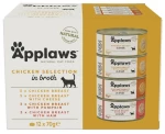 Γατοτροφή Applaws Chicken Selection in Broth Κοτόπουλο