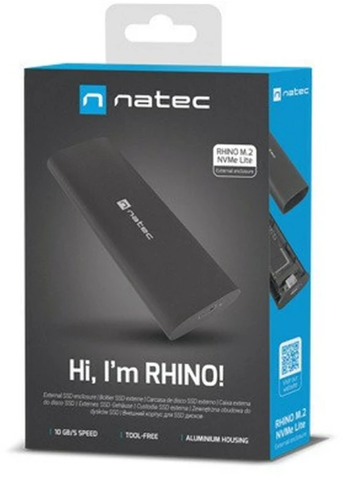 Εξωτερικό Κουτί Natec NKZ-2286 Μαύρο (Μαύρο)