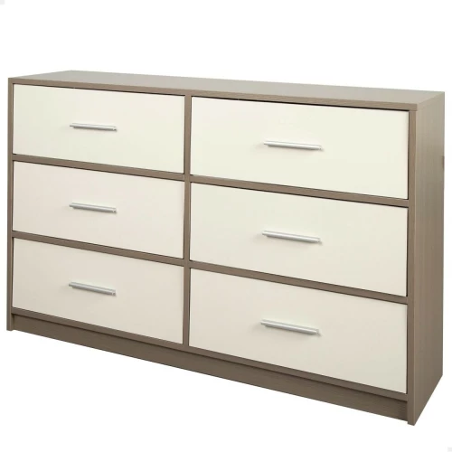Συρταριέρα Max Home Λευκό Γκρι Σύγχρονη 114 x 70 x 30 cm