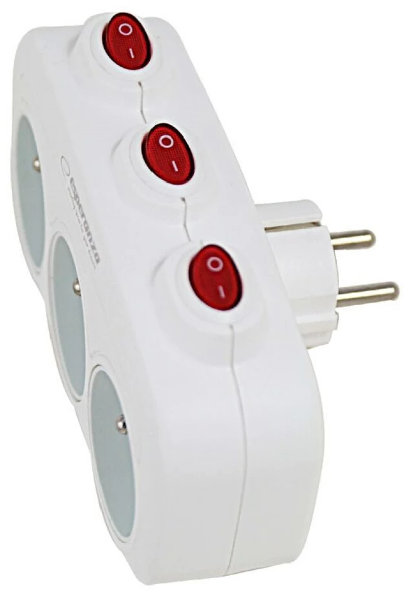 Πολύπριζο Esperanza ELK307W 3 βύσματα