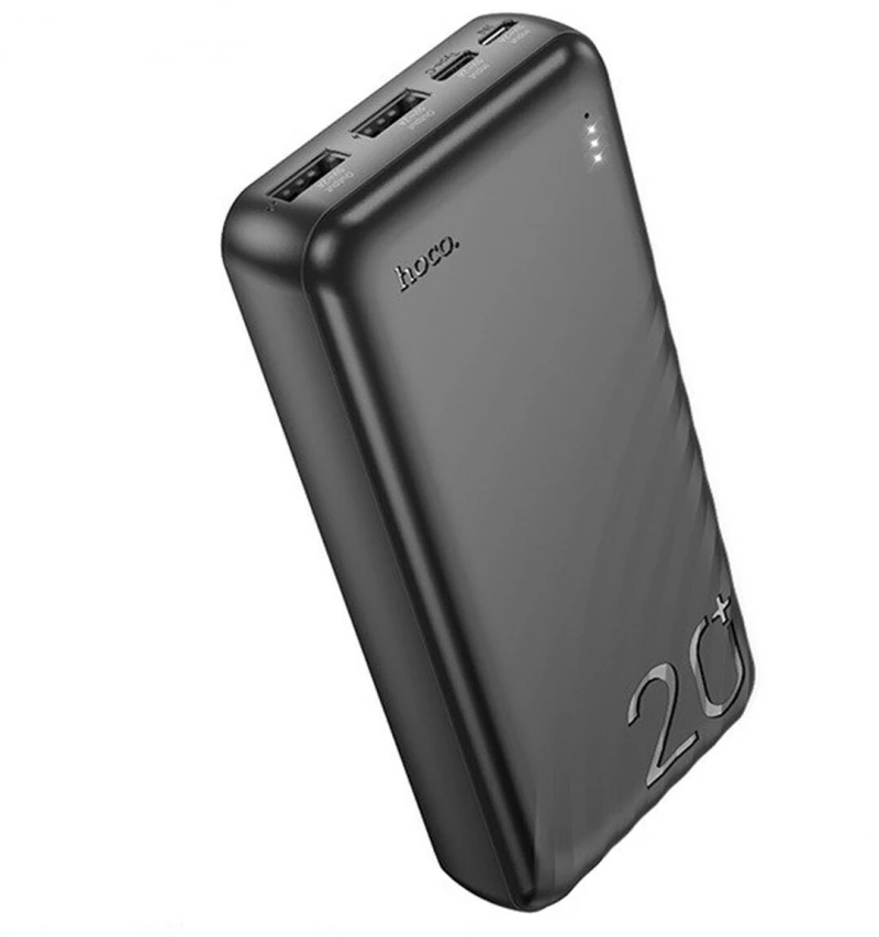 Powerbank Hoco J123A black Μαύρο 20000 mAh
