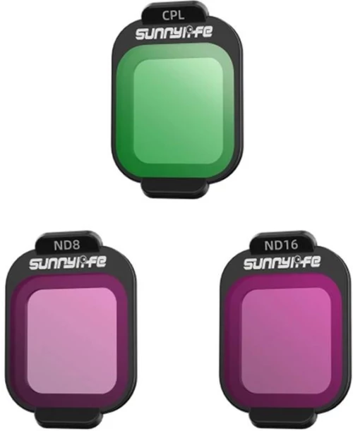 Filtry CPL, ND8, ND16 Sunnylife do DJI Flip