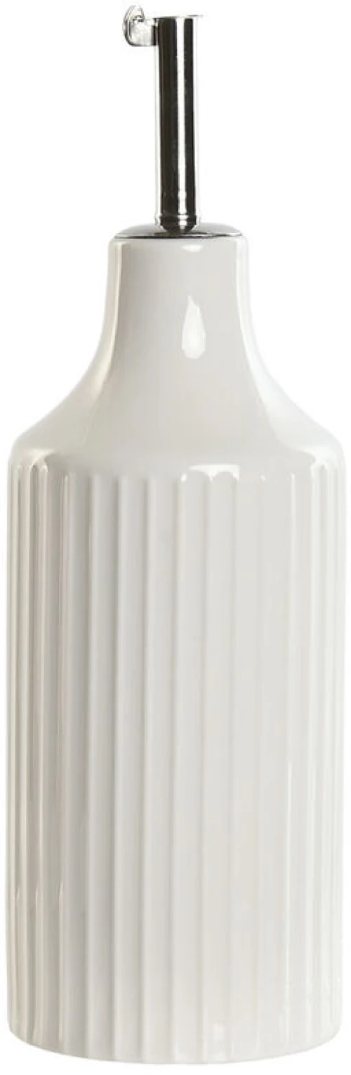 Λαδιέρα Home ESPRIT Λευκό Ασημί Ανοξείδωτο ατσάλι Πορσελάνη Urban 350 ml 7 x 7 x 22 cm