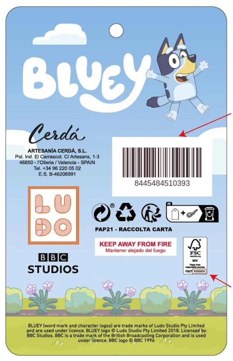 Παιδική Τσάντα Bluey Μπλε