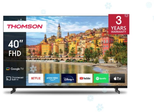 TV Set|THOMSON|40"|Smart/FHD|1920x1080|Wireless LAN|Bluetooth|Google TV|Black|40FG2S14