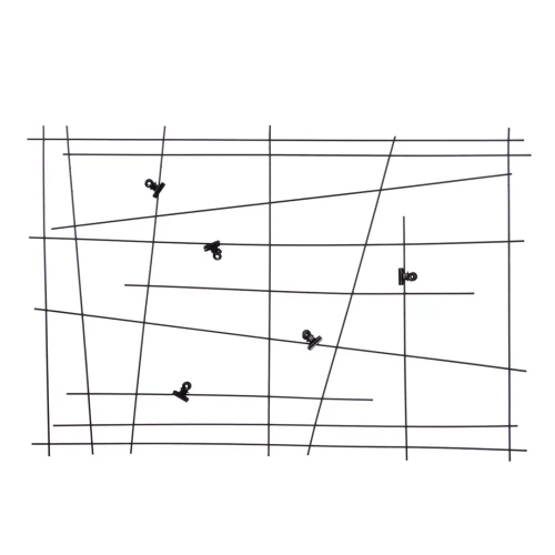 Photo Θήκη "Mikado" Μέταλλο Μαύρο PU 4 60x1x40cm - -