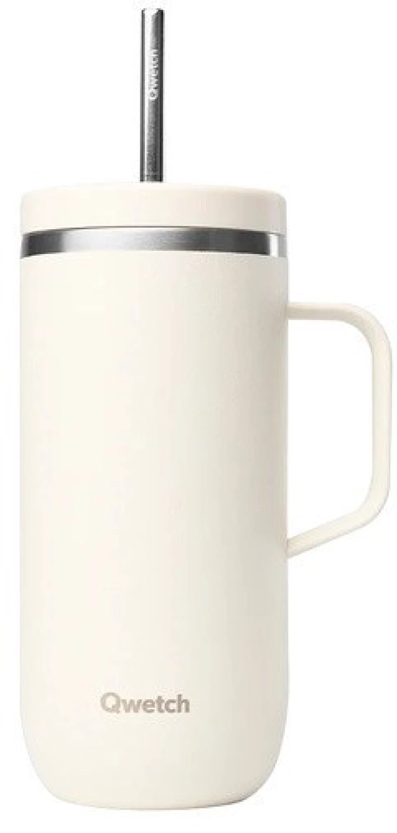 Qwetch Ποτήρι Θερμός Matt Sand Mε Xερούλι - 600ml