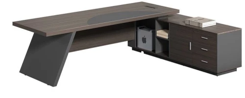 MASTER Γραφείο Δεξιά Γωνία, Απόχρωση Grey Walnut