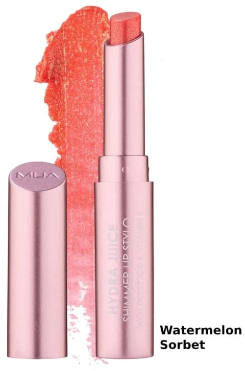 MUA | Shimmer Peptide Lip Stylo Watermelon Sorbet | 1.5g
