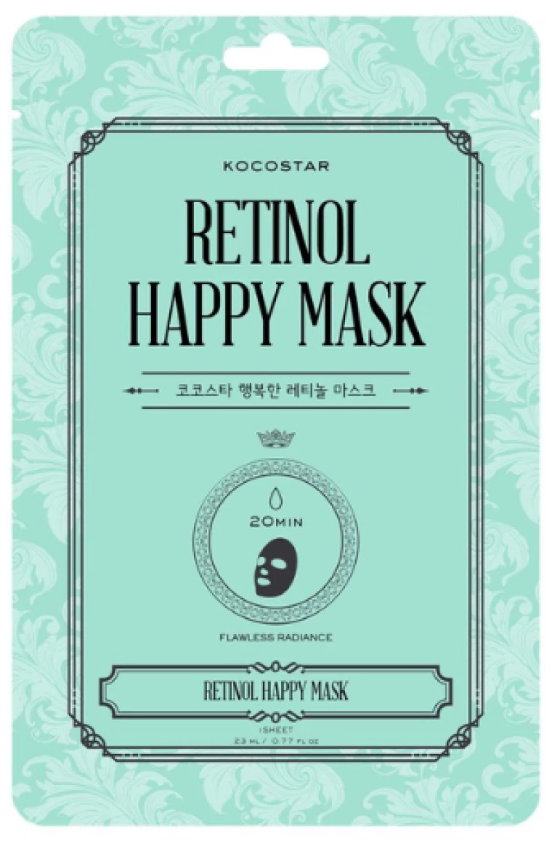 Kocostar | Retinol Happy Mask Μάσκα Προσώπου με Ρετινόλη | 1τεμ