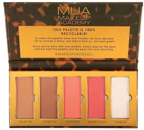MUA | Face Palette Golden Hour Παλέτα Προσώπου | 15g