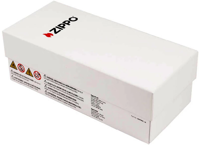 Zippo Σετ Δώρου με Αναπτήρα 200 Brushed Chrome & Ζιπέλαιο 125ml