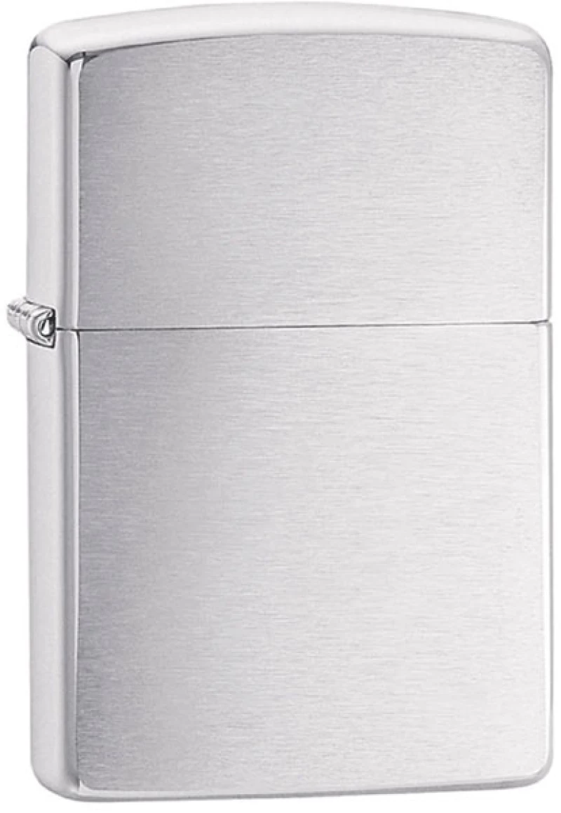 Zippo Σετ Δώρου με Αναπτήρα 200 Brushed Chrome & Ζιπέλαιο 125ml