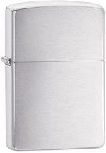 Zippo Σετ Δώρου με Αναπτήρα 200 Brushed Chrome & Ζιπέλαιο 125ml