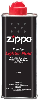 Zippo Σετ Δώρου με Αναπτήρα 200 Brushed Chrome & Ζιπέλαιο 125ml