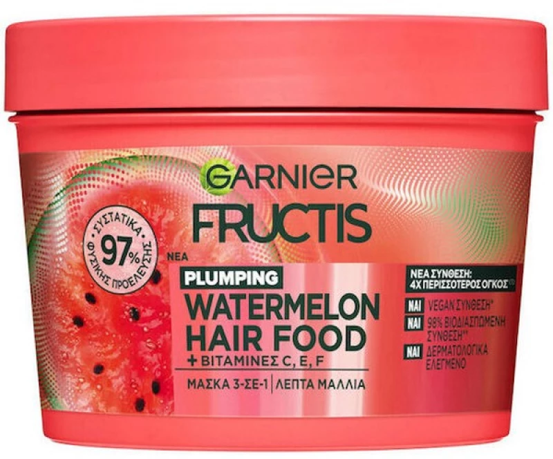Garnier Fructis Plumping Watermelon Hair Food Mask 400ml